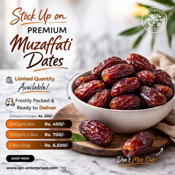 Premium Irani Muzaffati Dates – Fresh & Naturally Sweet 🌴
